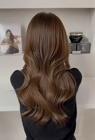 ロング エクステ×レイヤー 黎也のヘアスタイル