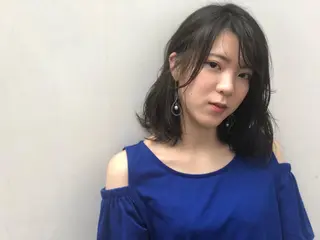 ミディアム 及川 祐輔のヘアスタイル