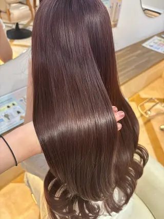ロング カラー 上尾韓国レイヤー/ 艶カラー/しの🫧のヘアスタイル
