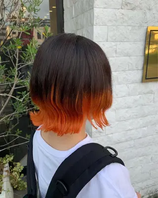 ショート カラー 髪質改善/ブリーチ メンズパーマ遠藤勇輝のヘアスタイル