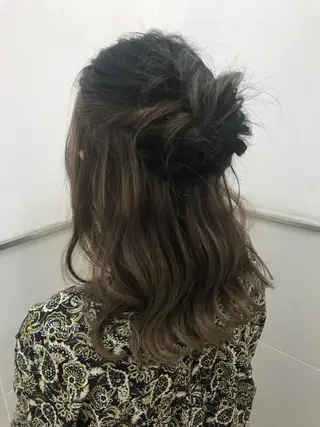セミロング カラー メンズサロン アソビ元町のヘアスタイル