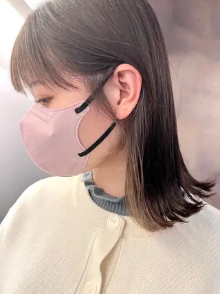 ミディアム 三輪 恭平のヘアスタイル