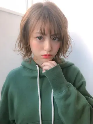 ショート カラー ヘアアレンジ 🩰透明感カラー♡ UTA🩰のヘアスタイル