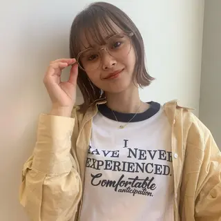 ショート カラー stylist店長 岡本真依のヘアスタイル