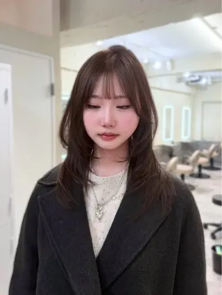 セミロング シオン /カットモデル募集中のヘアスタイル