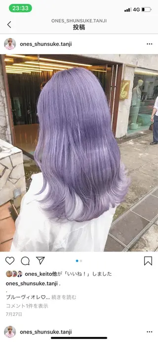 ミディアム カラー メンズ特化モテヘア 🌙Nanakaのヘアスタイル
