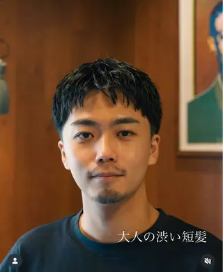 パーマ メンズ メンズ似合わせ タチカワユウキのヘアスタイル