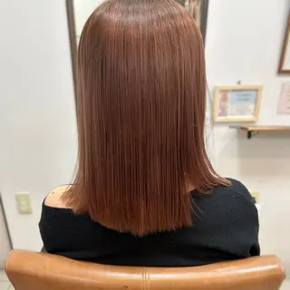 ミディアム カラー 栄 こずえのヘアスタイル