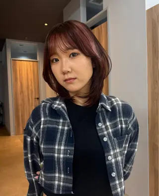 ミディアム 似合わせスタイル☁️ 堀内志茉🍀のヘアスタイル