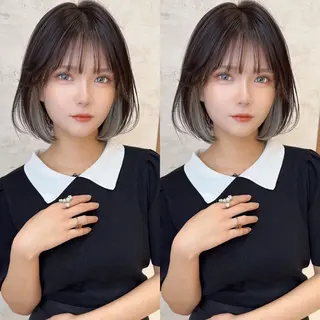ショート カラー ハイトーン/水素 honoka🌺のヘアスタイル