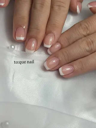 ネイル to:que(トーク)所属・本町🤍ちゅるん 自爪育成✨🤍のネイルデザイン