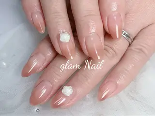 ネイル エツメ💅 長さだし🎀デザインのネイルデザイン