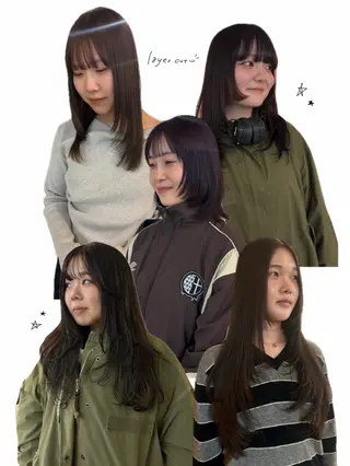 セミロング 横浜美容室LINE /古賀紅音🍃のヘアスタイル