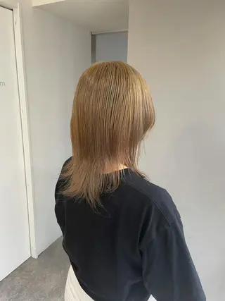 ミディアム ♡透明感/艶カラー/ M a I ♡のヘアスタイル