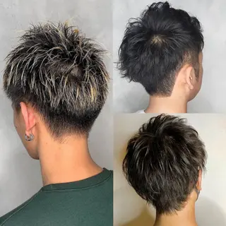 カラー メンズ パーマ N゜jillva ナンバージルバのヘアスタイル