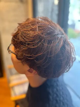 パーマ メンズ 本多 光樹のヘアスタイル