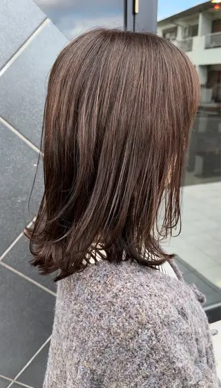 ミディアム 下小鶴 優治のヘアスタイル