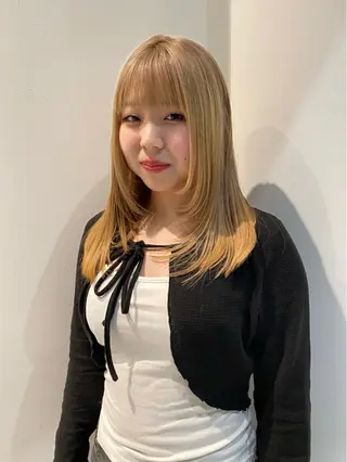 セミロング カラー mai / linoah˚✧のヘアスタイル