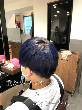 ショート カラー メンズ 新宿御苑前/新宿 Ryuseiのヘアスタイル