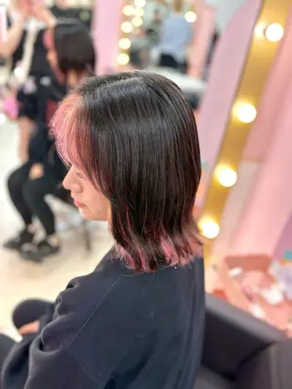 ミディアム カラー 甘ふわgirly🎀 ハイトーン🤍Ramのヘアスタイル