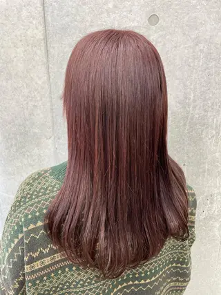 ロング カラー すぐ巻ける縮毛矯正 🍀勝倉　麗のヘアスタイル