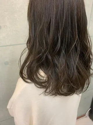セミロング カラー ミディアム/ボブ 六本木/佐藤ゆり🎀のヘアスタイル