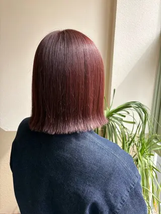 カラー ツヤ感カラー✨/ 顔周りカット西川絢音のヘアスタイル