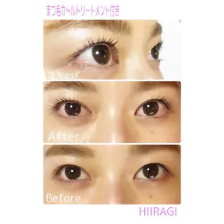 マツエク・マツパ 美容室 HIIRAGIのマツエク・マツパデザイン