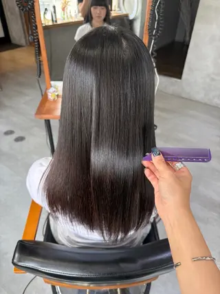 ロング ウルフ レイヤー パーマ🪐MANAのヘアスタイル