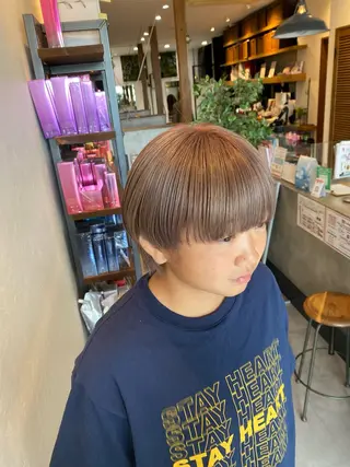 ショート カラー 希優🌺ソムリエ /ブリーチ/カットのヘアスタイル