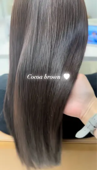 ロング カラー 🩶韓国ツヤ髪🩶 透明感カラー🇰🇷のヘアスタイル