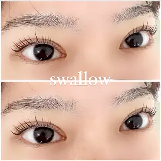 マツエク・マツパ swallow 奈良西大寺店のマツエク・マツパデザイン