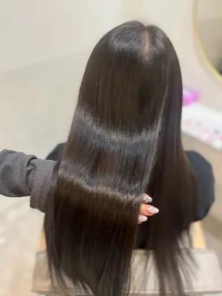 ロング 🦋Yui🦋透明感 /ベージュ/Wカラーのヘアスタイル