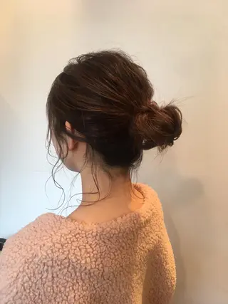 ミディアム ヘアアレンジ HARU /stylistのヘアスタイル