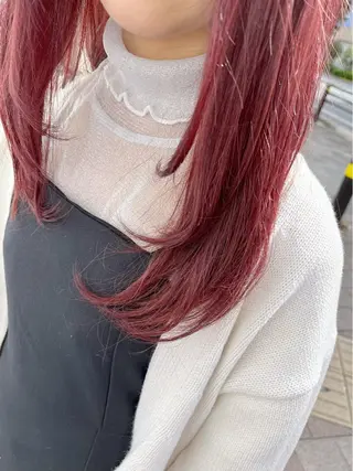 セミロング カラー ヘアアレンジ 赤羽Gardenia 🌸ayame🌸のヘアスタイル