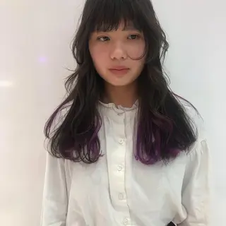 ロング カラー レイヤー/ブリーチ HIKARU ♡のヘアスタイル