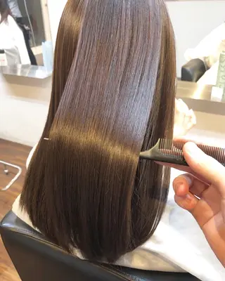 セミロング 松田 光雄のヘアスタイル