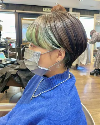 ショート カラー limit陽平 ショート/ボブのヘアスタイル