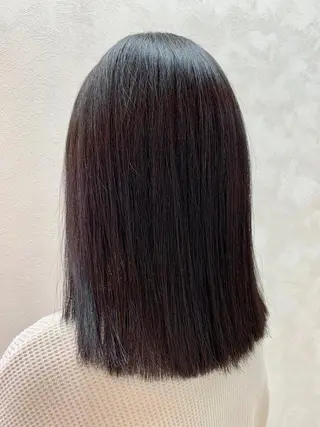 ミディアム 加藤 遥花のヘアスタイル