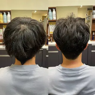 ショート パーマ メンズ 💈トレサンパ 💈金山駅✂︎愛実のヘアスタイル