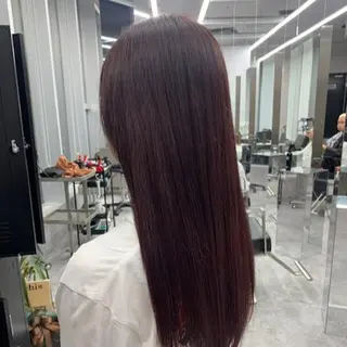 ロング ミルクティーベージュ 近鉄奈良駅　向田のヘアスタイル