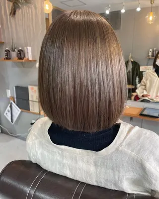 ミディアム 阪本 亜由美のヘアスタイル