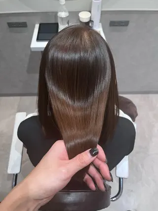 ミディアム 銀座⭐️髪質改善⭐️ 平中 留生のヘアスタイル