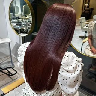 カラー ブリーチ 縮毛矯正/ 艶髪/COCONAのヘアスタイル