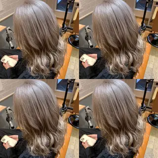 ミディアム ✨縮毛矯正✖︎顔周り レイヤー✨ナカムラのヘアスタイル