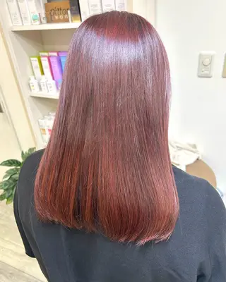 ミディアム カラー 大竹里旺/belle /インナーカラーのヘアスタイル