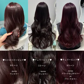 カラー 後藤 瑠菜のヘアスタイル