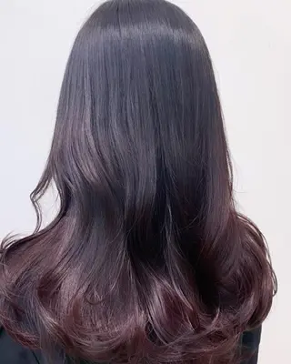 ロング カラー 垢抜け 雰囲気アップ ふにゅう ののかのヘアスタイル