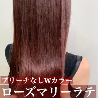 セミロング カラー 透明感・トレンドヘア 🫧齋藤拓未🫧のヘアスタイル