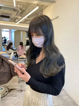 ロング カラー ヘアアレンジ 怪我のため6月末 復帰予定田中瑞希🍃のヘアスタイル